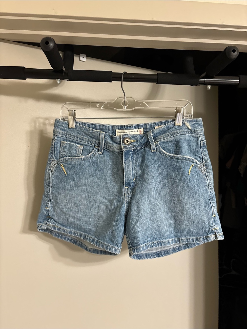 Levi's Light Blue Low Rise Women's Denim Shorts